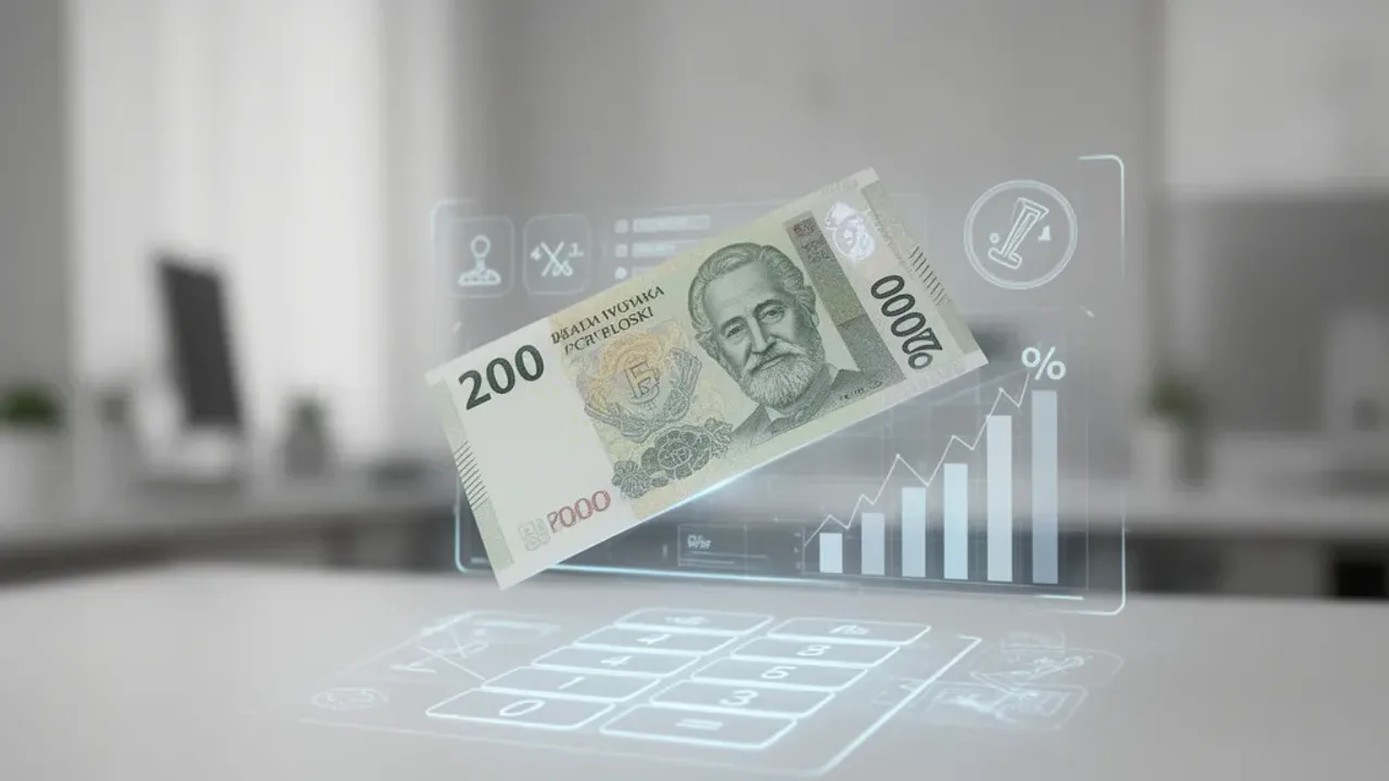 200zl brutto ile to netto? Kalkulator wynagrodzeń, umowa i zlecenie Kalkulator finansowy na biurku prezentujący wyliczenie 200zl brutto ile to netto dla różnych rodzajów umów.