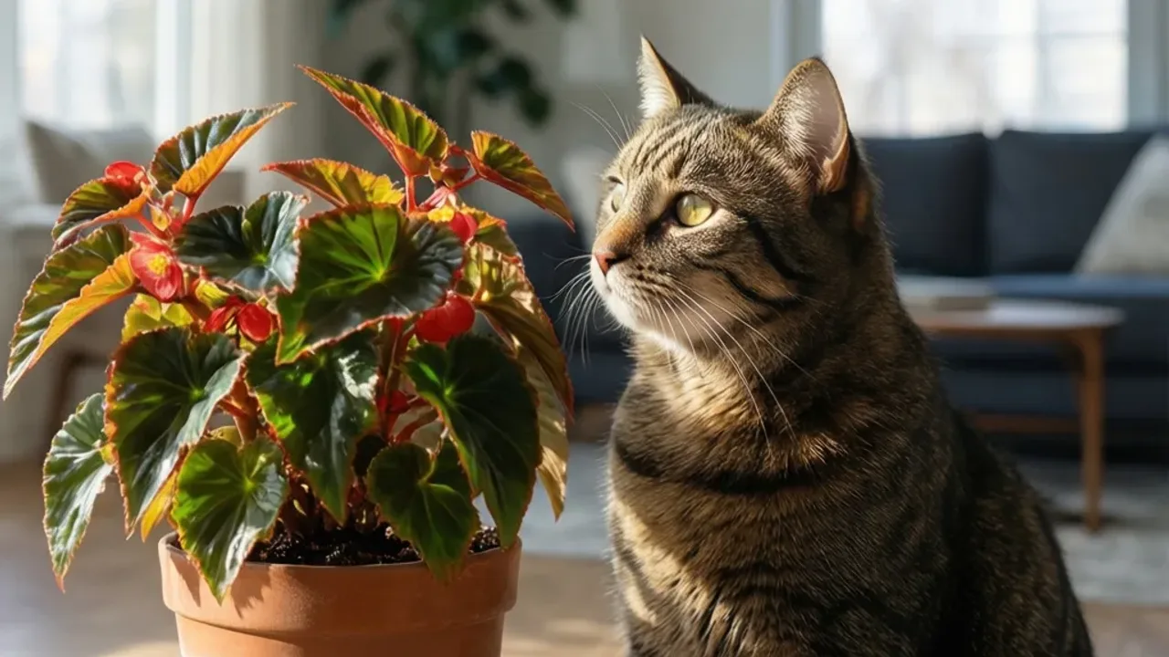Begonia a kot: czy ta trująca roślina to zagrożenie dla pupila?