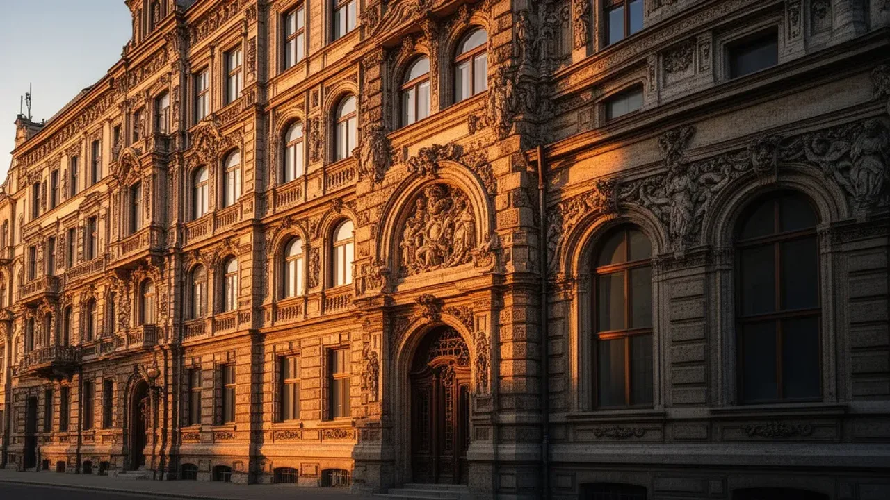 Kamienice warszawa: warszawskie kamienice na Mokotowie – poradnik 2026 Odrestaurowana fasada zabytkowej kamienicy w centrum miasta, przykład architektury typu kamienice warszawa.